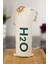 H2O Borosilikat Cam Matara Bambu Vakum Kapaklı Su Şişesi Suluk Kumaş Kılıf Hediyeli 600 ml 3