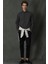Felıx Erkek Basic Gömlek Comfort Slim Fit Siyah 2