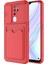 Oppo A9 2020 Kılıf ​sürgülü Kamera Korumalı Kartlık Bölmeli Silikon Kapak 1