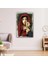 Kırmızı Eşaplı Ağlayan Kız Çoçuğu Ressam Yağlı Boya Efekt Kanvas Tablo 1