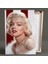 Kırmızı Rujlu Marilyn Monroe Kanvas Tablo 2