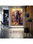 Yağlı Boya Efektli Soyut Fil Afrika Modern Abstract Dekoratif Kanvas Tablo 1