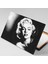 Siyah Beyaz Marilyn Monroe Kadın Nostalji Kanvas Tablo 2