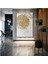 Altın Efektli Beyaz Yaprak Gold Dekoratif Modern Kanvas Tablo 1