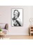Marilyn Monroe Gülücük Siyah Beyaz Kadın Kanvas Tablo 1