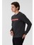 Lee Cooper Rex Erkek Bisiklet Yaka Sweatshirt Antrasit Melanj 4