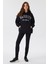 Carla Kadın Kapüşonlu Sweatshirt Siyah 1