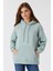 Ella Kadın Kapüşonlu Sweatshirt Mint 4