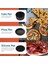 Yuandong 6 Parça 9 Inç (21.5cm) Yui / Xiaomi / Philips / Kumtel Uyumlu Air Fryer Aksesuarları Set - Siyah (Yurt Dışından) 4