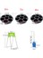 10 Parça 6 Inç (16cm) Yui / Xiaomi / Philips / Kumtel Uyumlu Air Fryer Aksesuarları Set - Siyah (Yurt Dışından) 2