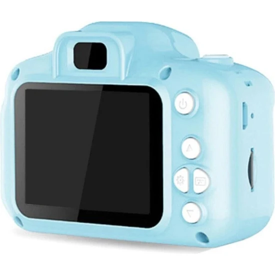 Pazariz Mavi Renk Mini 1080P Hd Kamera Çocuklar Için Dijital Fotoğraf Makinesi 2.0 Inç Ekran 720-1080P