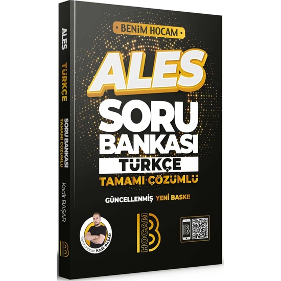 Benim Hocam Yayınları ALES 2023 Türkçe Tamamı Çözümlü Soru Bankası