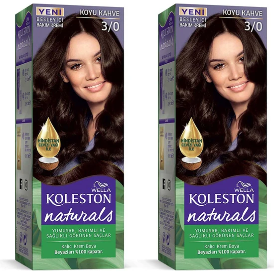 hepsiburada Wella Koleston Naturals Koyu Kahve 3/0 2x Paket hepsiburada Wella Koleston Naturals Koyu Kahve 3/0 2x Paket