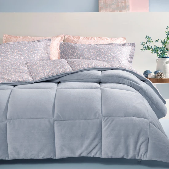 Yataş Bedding Piante Çift Kişilik Triola Set - Mavi