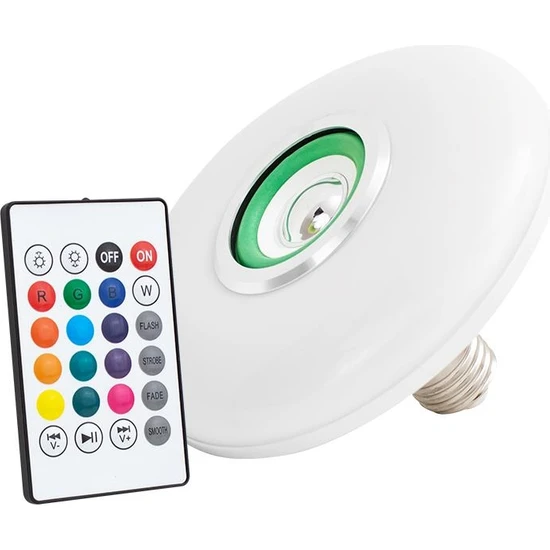 Ayt Powermaster PM-14333 Bluetooth Hoparlörlü Kumandalı 15 Watt Rgb Akıllı LED Ampul