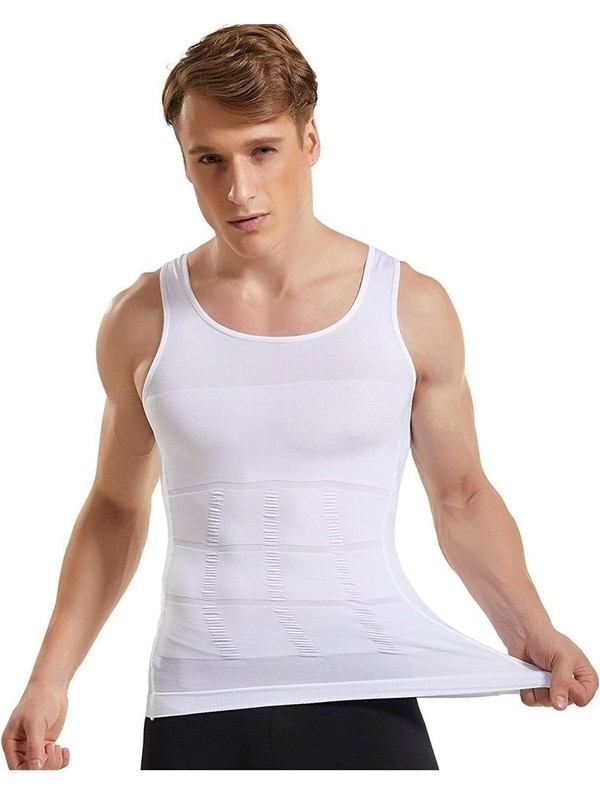 Fitform Giyim Fit Form Giyim 5 Farklı Bölgenizi Sıkılaştıran ve Incelten Erkek Atlet Korse Siyah Renk görsel 2