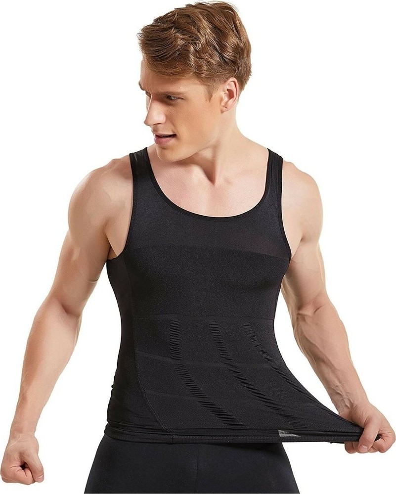 Fitform Giyim Fit Form Giyim 5 Farklı Bölgenizi Sıkılaştıran ve Incelten Erkek Atlet Korse Siyah Renk görsel 7