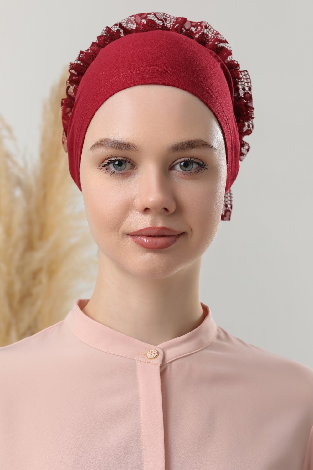 Melodi Scarf Tesettür Fırfırlı Bone