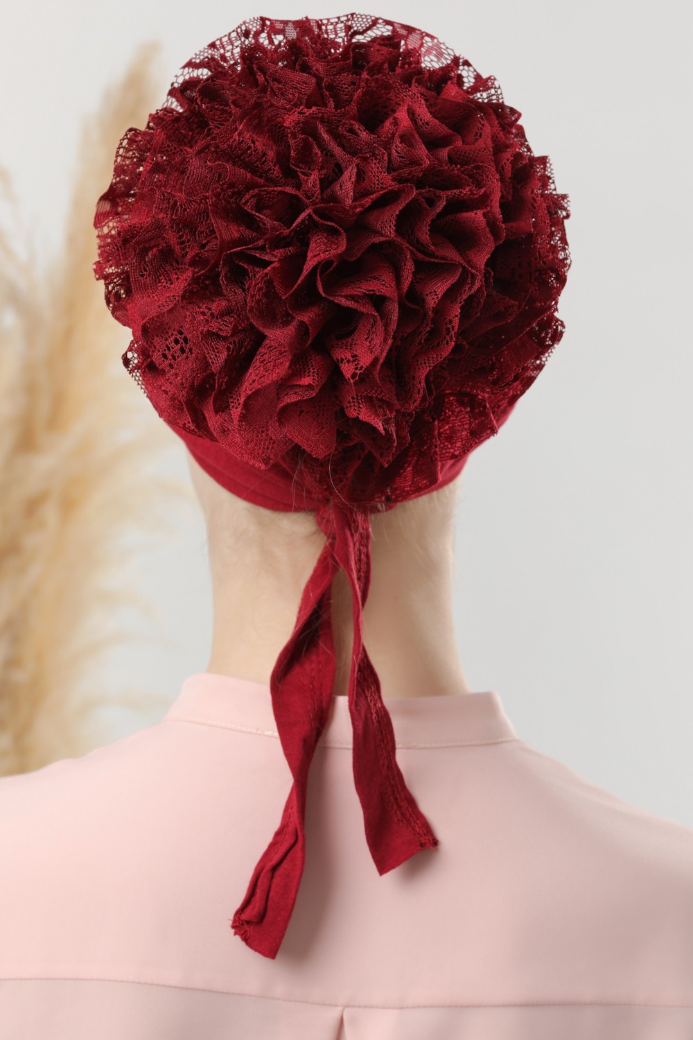 Melodi Scarf Tesettür Fırfırlı Bone görsel 2
