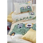 Bonjardin Home Safari 3D Dijital Baskılı Pamuklu Bebek Nevresim Takımı 100x150cm ve 120x160cm