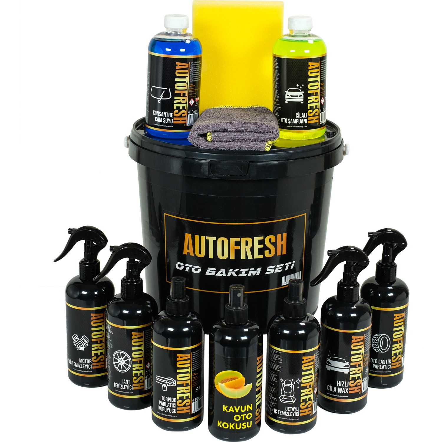 Auto Fresh 12'li Efsane Araç Bakım Seti Fırsat Full Oto Fiyatı