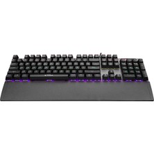 Everest Kb-Mk7 Gri USB Bilek Destekli Mekanik Klavye Q Blue Switch Gaming Oyuncu Klavyesi