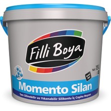 Filli Boya Momento Silan Ipeksi Mat Silinebilir ve Yıkanabilir Silikonlu Iç Cephe Boyası