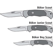 Böker Manufaktur Junior Scout Spearpoint Hornbeam Damascus  Çakı