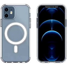 Good Case Apple Iphone 11 Için Magnetik Dizaynlı Tacsafe Wireless Kapak Şeffaf