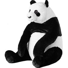 IKEA Peluş Oyuncak Panda 47 cm Meridyendukkan Çocuk Oyuncak Siyah-Beyaz Yumuşak Panda