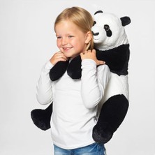 IKEA Peluş Oyuncak Panda 47 cm Meridyendukkan Çocuk Oyuncak Siyah-Beyaz Yumuşak Panda