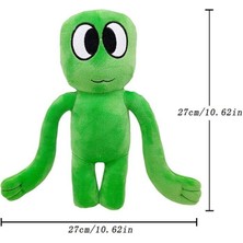Schulzz Rainbow Friends Yeşil-1 Ithal Peluş Oyuncak 27CM