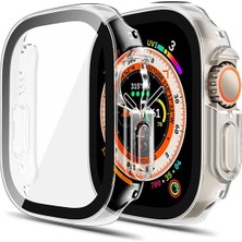 Basias Apple Watch Ultra 360 Derece Camlı Full Çerçeve Koruma