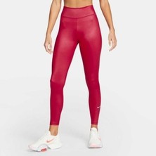Nike One Normal Belli Kırmızı Parlak Kadın Tayt DD5439