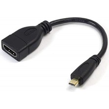 Alfais 5139 Micro Mikro HDMI Çevirici Dönüştürücü Adaptör Kablosu 15CM