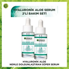 Garnier Hyaluronik Aloe Nemle Dolgunlaştıran Süper Serum 30 ml 2'li Set