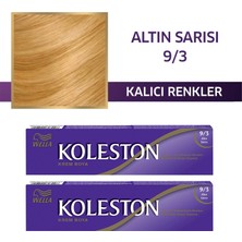 Wella Koleston Sıngle Tüp Boya 9/3 Altın Sarısı 2x Paket