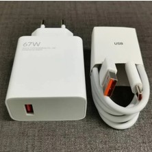 Xiaomi %100 orjinal 67W Turbo Şarj Cihazı Aleti