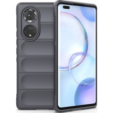 Eabhulie Nova 9 Pro / 50 Pro İçin Kaymaz Silikon Telefon Kılıfı - Koyu Gri (Yurt Dışından)