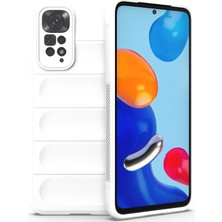 Eabhulie Redmi Note 11 / Note 11S İçin Kaymaz Silikon Telefon Kılıfı - Beyaz (Yurt Dışından)