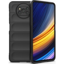 Eabhulie Poco X3 Nfc / X3 Pro İçin Kaymaz Silikon Telefon Kılıfı - Siyah (Yurt Dışından)