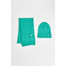 Altınyıldız Classics Erkek Yeşil Atkı-bere Set