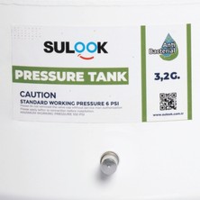 Sulook Su Arıtma Cihazı Tankı - Vana Dahil-Ntibakteriyel-3,2 Galon -12 Litre