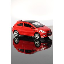 Toyaş Opel Corsa Opc Kırmızı Çek Bırak Metal Model Oyuncak Araba 11 cm
