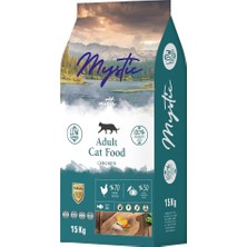 Mystic Az Tahıllı Yetişkin Kedi Maması Tavuklu 15 kg