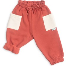 Zuppers Bebek Kalın Pamuklu Jogger Pantolon - Mercan - 3-6 Ay