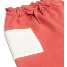 Zuppers Bebek Kalın Pamuklu Jogger Pantolon - Mercan - 3-6 Ay