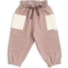 Zuppers Bebek Kalın Pamuklu Jogger Pantolon - Kum Beji - 3-6 Ay