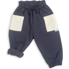 Zuppers Bebek Kalın Pamuklu Jogger Pantolon - Navy - 6-9 Ay