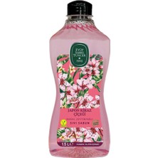 Japon Kiraz Çiçeği Doğal Zeytinyağlı Sıvı Sabun 1,5 Lt